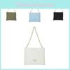 Korean Fashion Soft Nylon Quilted Chain Shoulder Bag For Women Small Bucket