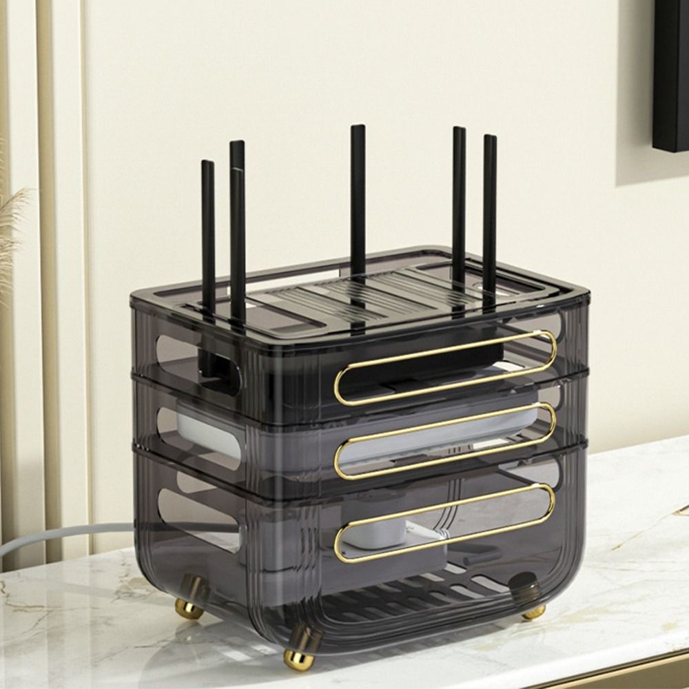 

Пластиковый беспроводной ящик для хранения, полка, цветной маршрутизатор, чехол Hider, коробка для управления кабелями, кабель