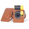 With Shoulder Strap Instant Camera Case PU Leather Anti Scratch Protective Cover Shockproof for Kodak Mini Shot 2 Era MS200