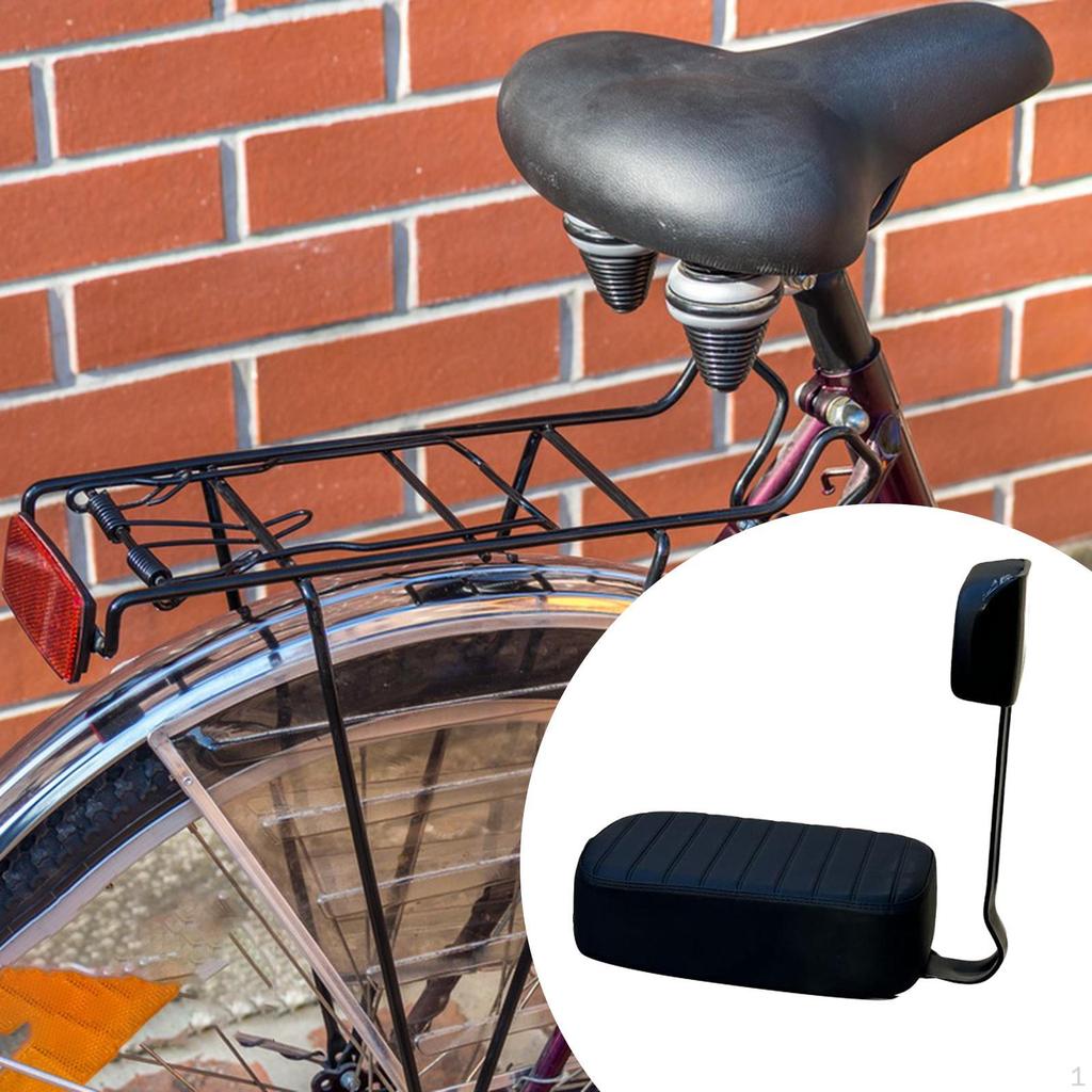Bike Backrest Back Rest Ergonomic Easy to Install Practical Cushion Bicycle for Travel