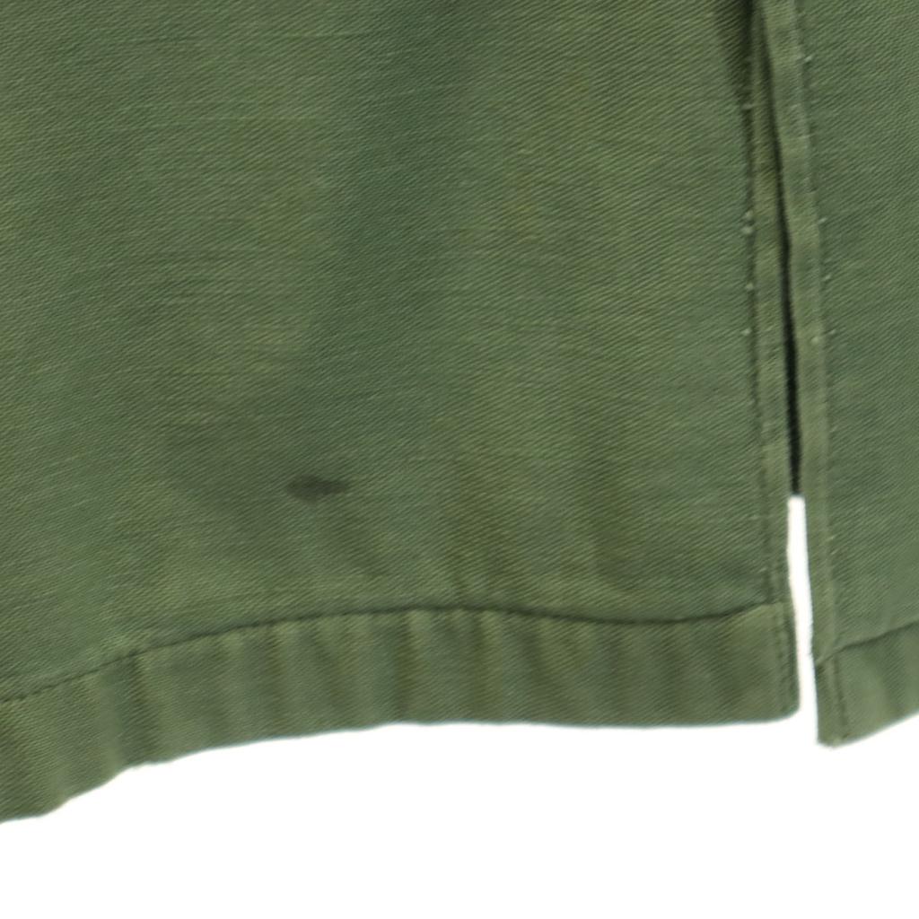 US ARMY 60s Vintage DSA Long sleeve Military shirt khaki Men's Used