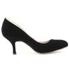 Nuove donne pompe classiche sexy dita dei piedi 6,5 cm metà Med gattino tacchi alti scarpe primavera design di marca abito nero scarpe da sposa