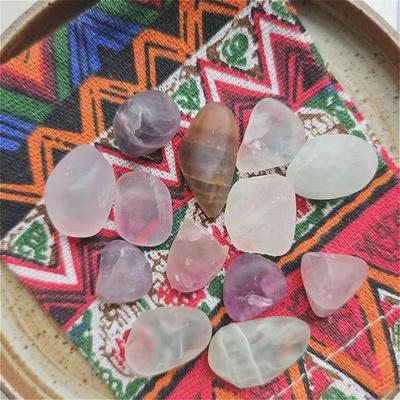 100g/Pack Natürlicher Getrommelter Polierter Kristallquarzstein Roh zur Dekoration Reiki Geschenke Energie Therapie Größe 15-20MM