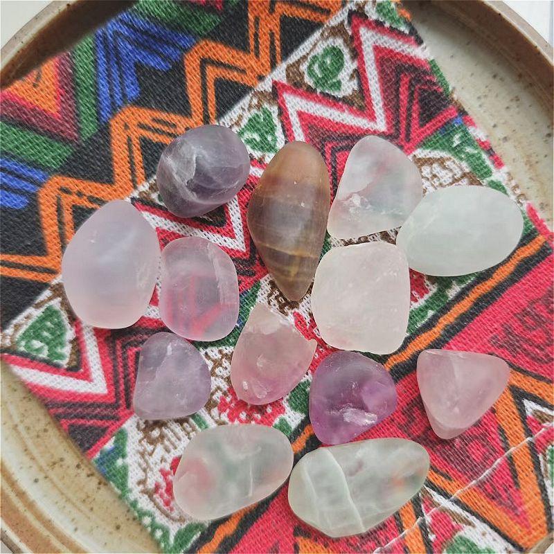 100g/pack Natural Tumbled Polished Crystal Quartz Stone Raw for Decoration Reiki Gifts Energy Therapy Size 15-20MM