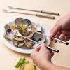 9.37in Stainless Steel Fondue Forks Lightweight Heatproof Cheese Fondue Sticks Barbecue Fruit Dessert Forks Easy To