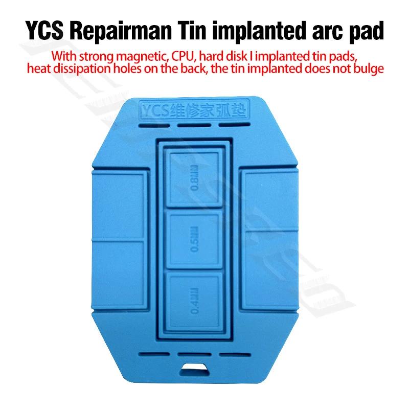 Tin-planting Arc Pad Hard Disk IC Chip Special Non-bulging Tin-planting Pad Resistant High Temperature Strong Magnetism Mat Tool