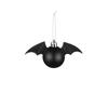Halloween Geist Fledermaus Weihnachtsbaumschmuck Kugeln, Galvanisierte Mattfarbe Kugeln, Weihnachtsbaum Hängedekorationen, Party Set