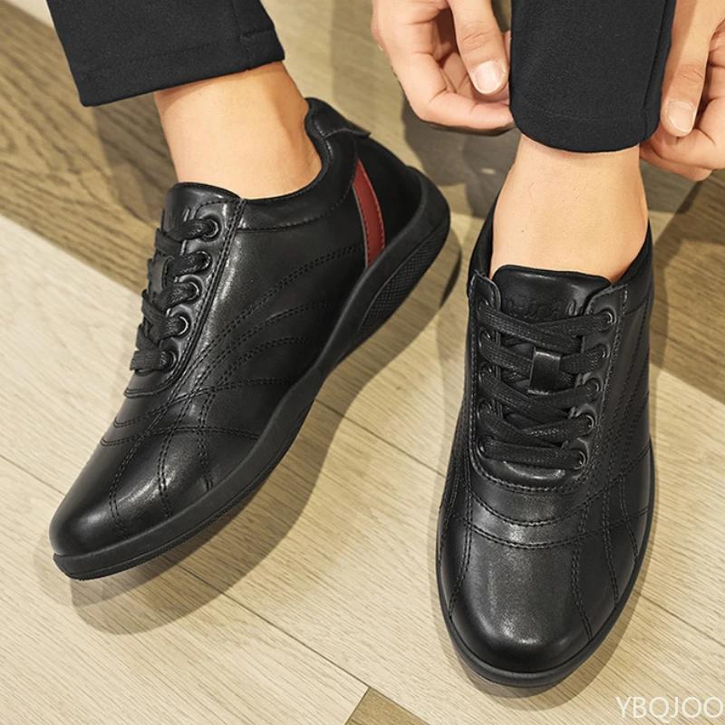 Fashion British Style Plus Size Men's Shoes Casual New Versatile Board Shoes Sports Flat Bottom Vulcanized Single Shoes Zapatos Hombre