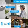 V380 Tri-Lens Wireless 4G WiFi Security Camera, Indoor/Outdoor, 6MP