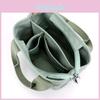 With Small Women Zipper Bag Fashion Lady Single Shoulder Portable Thickened Canvas Mobile Phone Bucket Tote Bag