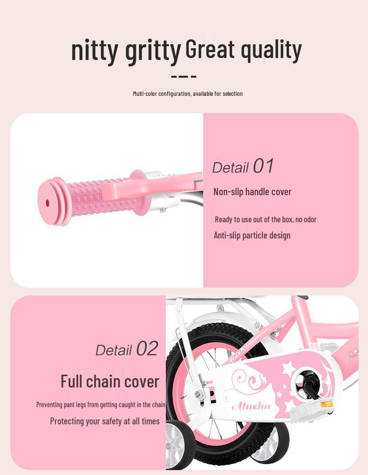 Girls' Pedal Bicycle for Ages 3-8 - Hebei Pingxiang