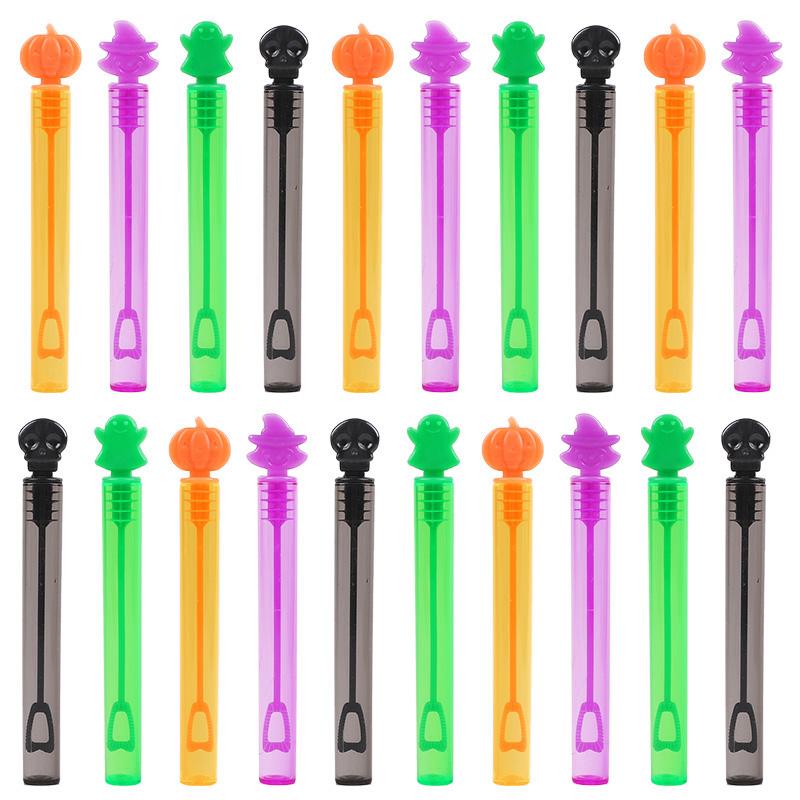 

12-36pcs Halloween Theme Bubble Soap Bottle Pumpkin Ghost Empty Tube Wand Kids Halloween Party Favors Trick or Treat Gift Toys 12Pcs