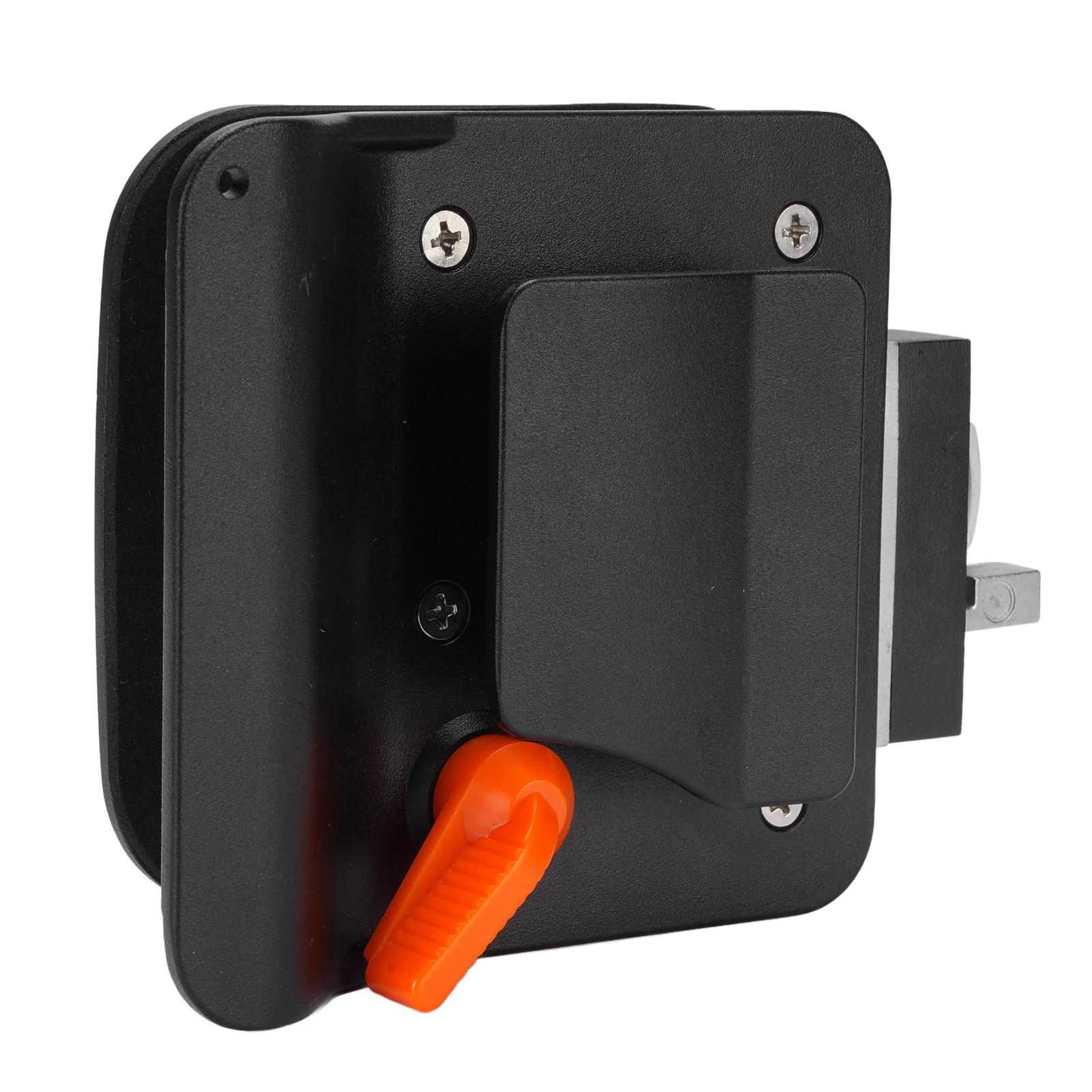 

RV Door Lock Replacement Zinc Alloy RV Door Latch with Paddle Deadbolt 4 Keys Door Lock for Travel