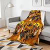Flannel Kente Blanket African Tribal Ethnic Print Throw Blanket Geometric Colorful Cozy Blanket for Men Women Kids Home Couch Bed Decor