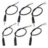 1Pcs 30cm Length Audio Plug Jack 2.5mm/3.5mm DIY Audio Extension Wire  Mic DIY Accessory