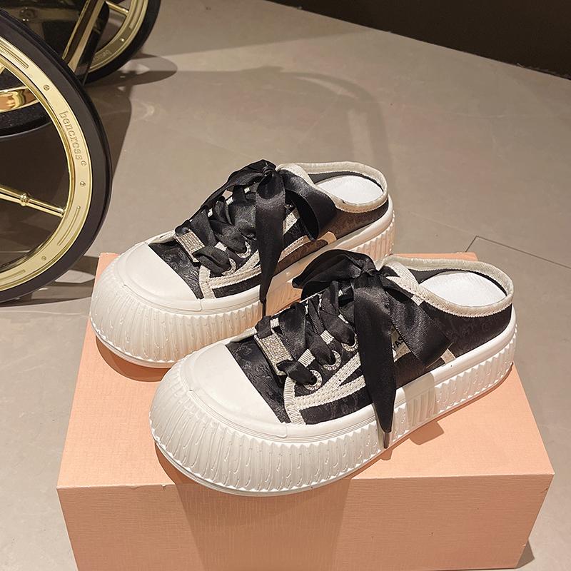 DOGHC Dámské tenisky Boty Módní platforma Designérské plátěné Leopardí Ležérní Nové Silná podrážka Semišové Letní Volnočasové