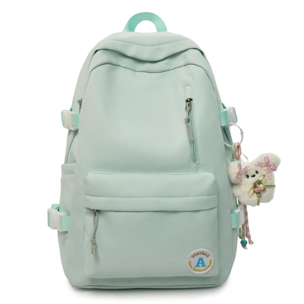 Schoolbag New College Style School Bag Girls Korean Ins High Value Candy Color School Bag Junior High School Student Lightweight Backpack