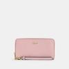 Coach Long Zip Around Wallet Gold Chalk