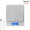 Kitchen Digital Scale Mini Pocket Scale Cooking Food Scale Precision Jewelry Scales with Back-Lit LCD Display PCS Tare Function
