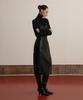 Beleudemaleu Lambskin Bustier Midi Dress