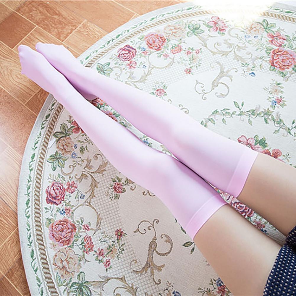 1 Paar hochelastische, atmungsaktive, leichte Strümpfe für Mädchen, süßer japanischer Stil, Overknee-Socken für Damen, Streetwear