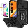 Case and Tempered Glass - E.F.CONNECTION - For Xiaomi Redmi 10A - Shockproof - Camera Cover - Optimal Protection