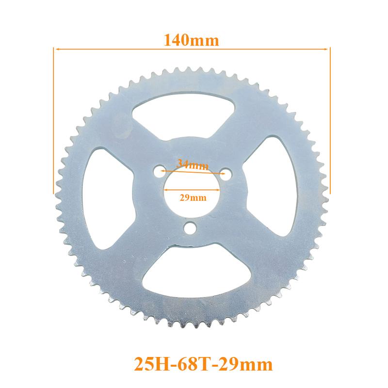 25H 47T 55T 65T 68T 72T 74T 80T 92T Tooth 29MM Rear Sprocket for 47CC 49CC Mini Moto ATV Quad Dirt Pit Pocket Bike Scooter Parts