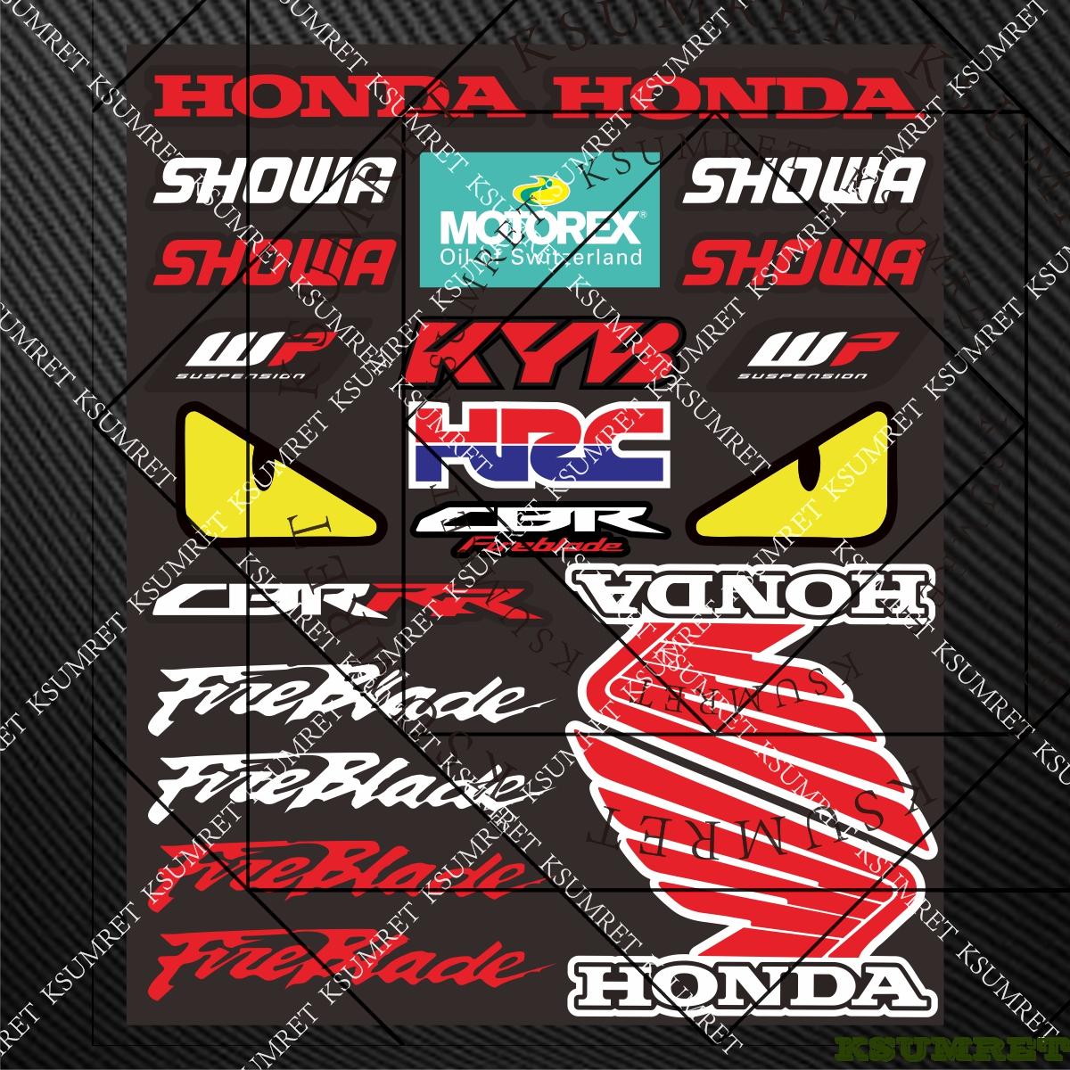 For Honda Stickers Motorcycle Sticker Decal