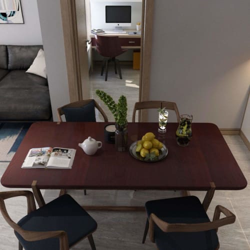 TOTIO Wood Grain Cutting Sheet, Wood Grain Sticker, Wood Grain Remake Sheet, Reddish-Brown Cherry Blossom Wood Grain Pattern, Self-Adhesive Wallpaper,