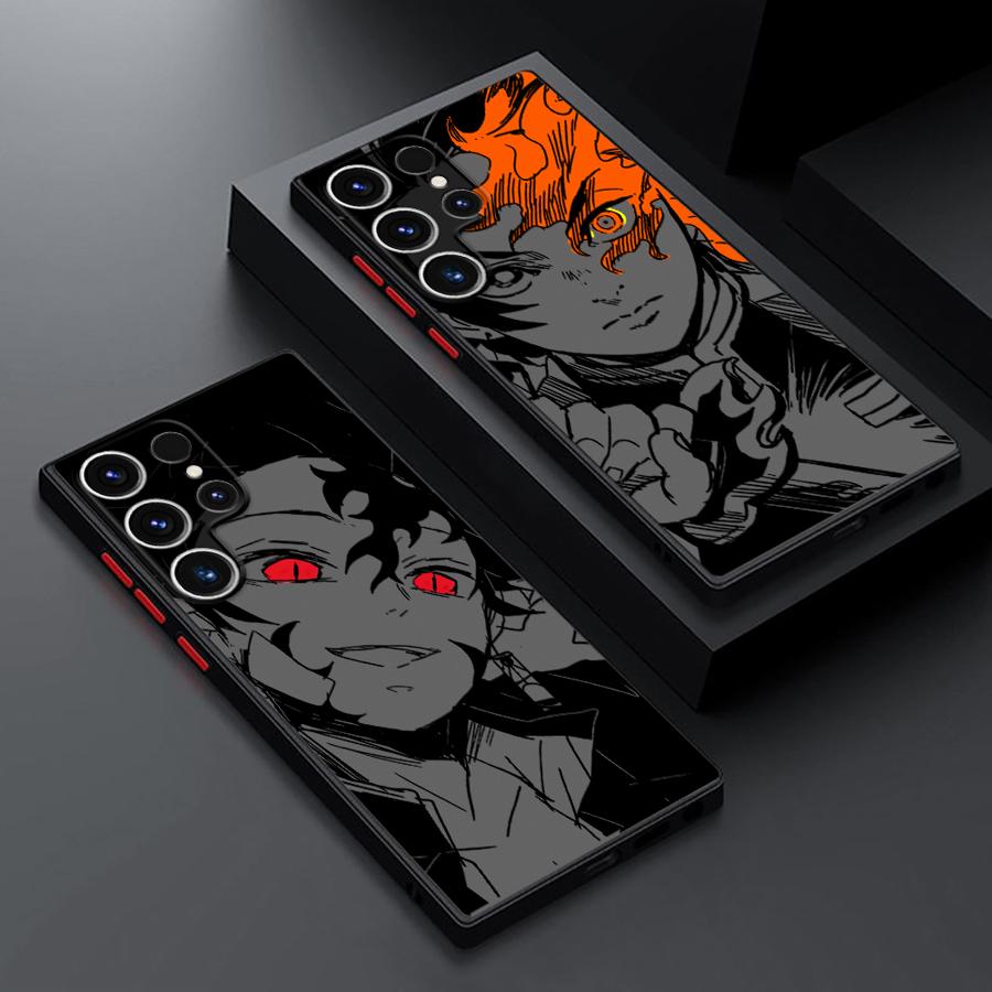 Anime D-emon Cartoon S-layer Funda Back Phone Cover Case for Samsung Galaxy S26 S24 Plus S25 Ultra S22 Note 20 Ultra 10+ S21 S20
