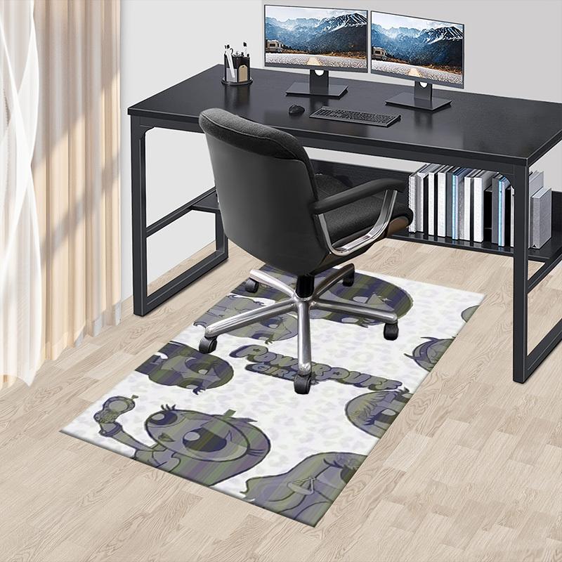 1 Stück Powerpuff Girls Teppich Anti-Rutsch Polyester Fußmatte für Büro.Schlafzimmer