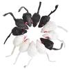 12Pcs Fur Mouse Squeaky Sound Mice Rat Toy For Pet Cat Kitten Puppy Playing