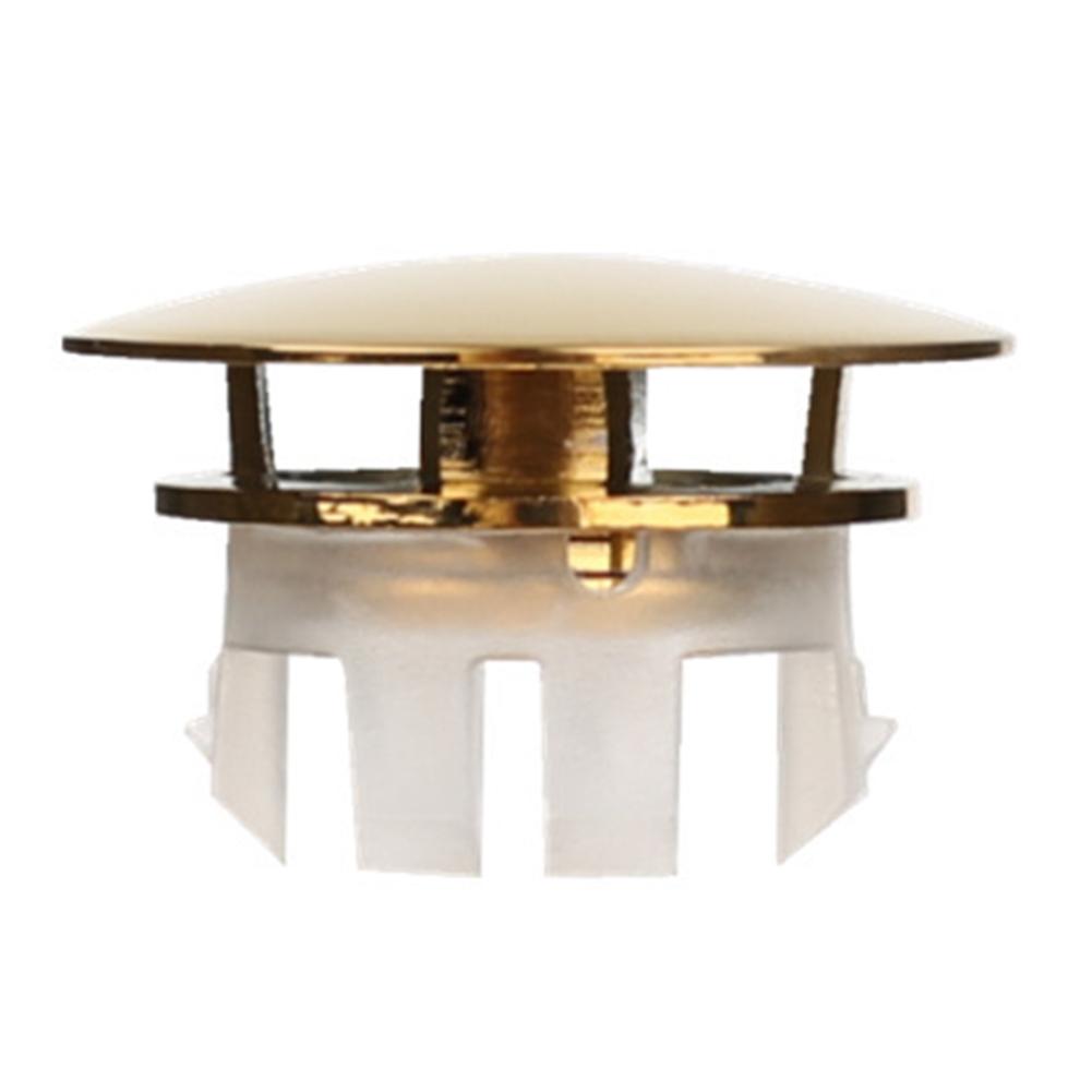 Brass Sink Overflow Cap Lightweight Design Logo-free Design For Bathroom Sink