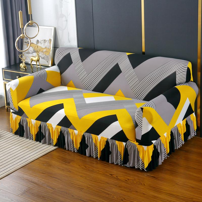 

чехол для дивана с геометрическим принтом, эластичный чехол для дивана с 1/2/3/4 сиденьями, чехол для дивана с подголовником, чехол для дивана Medium