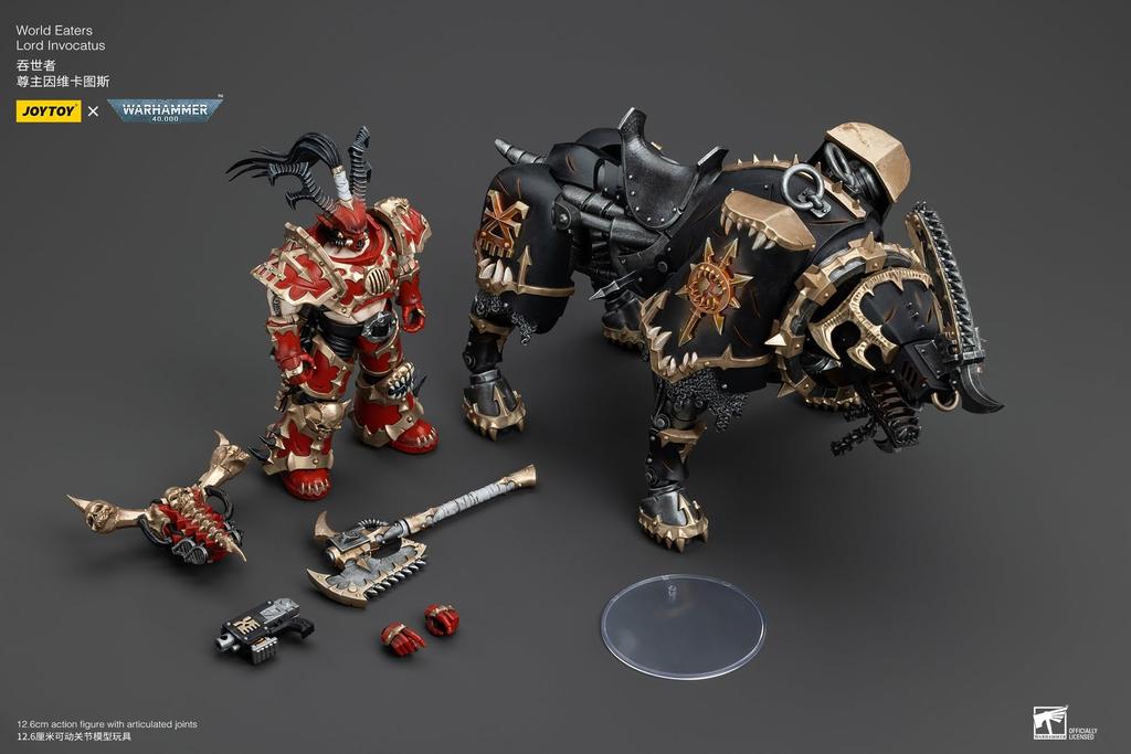 JOYTOY Warhammer World Eater Lord Invocatus Scale Action Figure 40,000 1/18 (Assembled)
