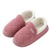 New autumn and winter thick-soled warm cotton slippers home indoor non-slip plush couple confinement cotton shoes outside