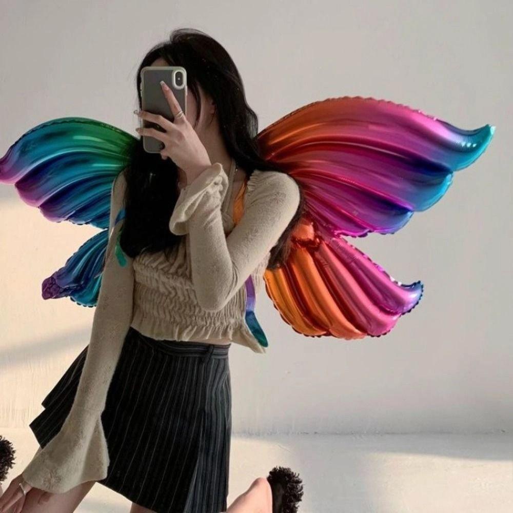 Cosplay Butterfly Wing Balloon Inflatable Princess Wings Toy Cute Fairy Wing Balloon Girls