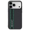ABEEL For iPhone 17 Pro Case PC + TPU + Aluminum Alloy + PU Leather Slim Phone Back Cover Compatible with MagSafe