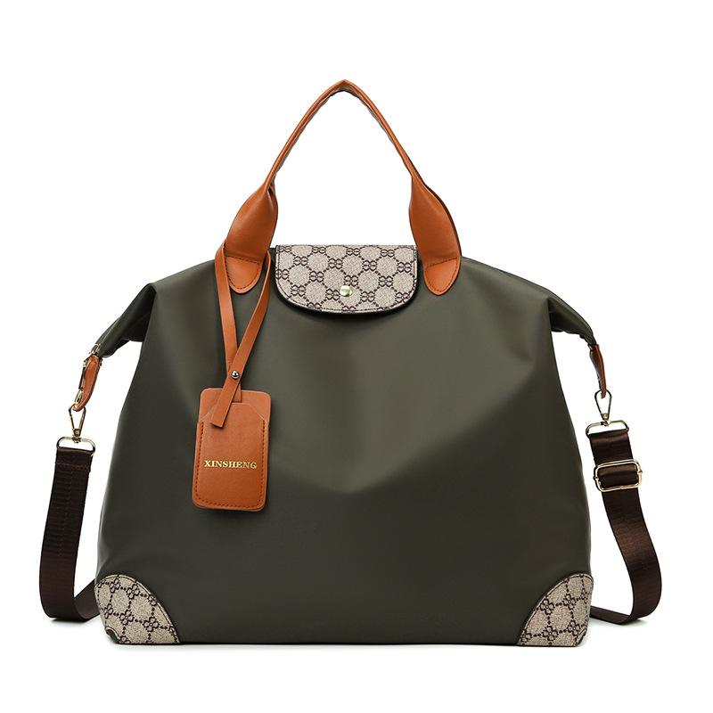 

Краткосрочная дорожная сумка для путешествий, модная повседневная и простая сумка для командировок для посадки, ручная дорожная сумка для женщин зелёный