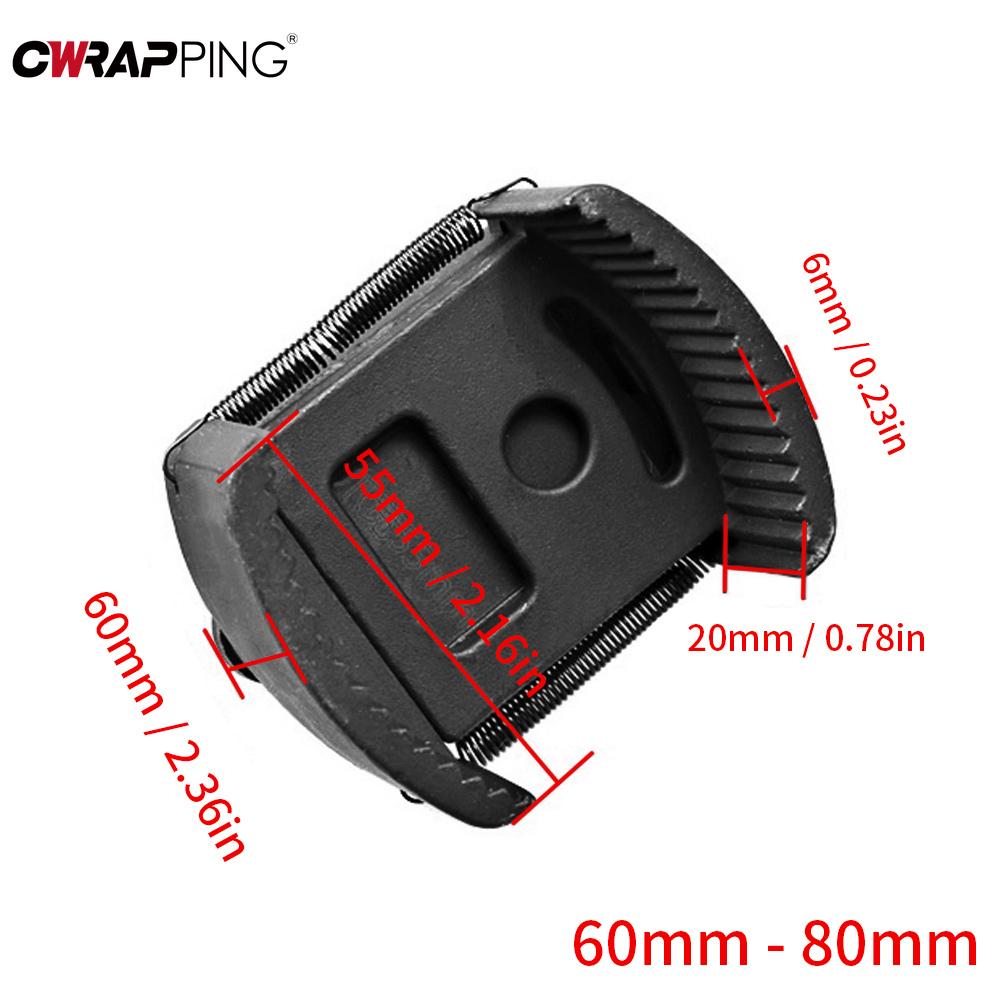 Car Oil Filter Wrench Filter 60-80mm Adjustable Filter Wrenches Remover Steel Fuel Cast Two-Claw Disassembly for Car Accessories