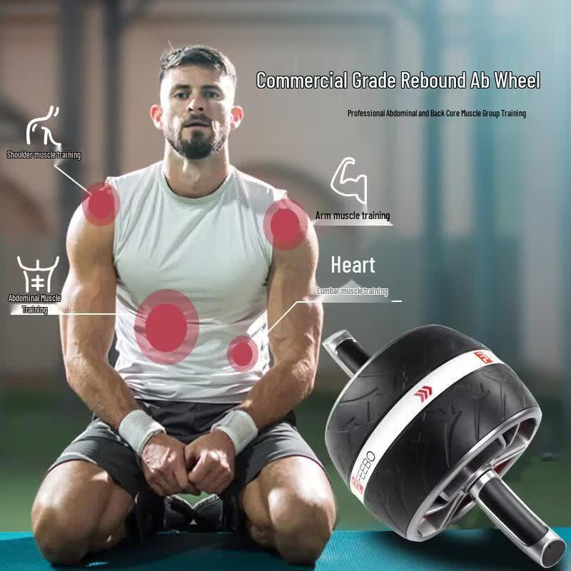 FEEBO Automatic Rebound Smart Ab Roller Wheel Set