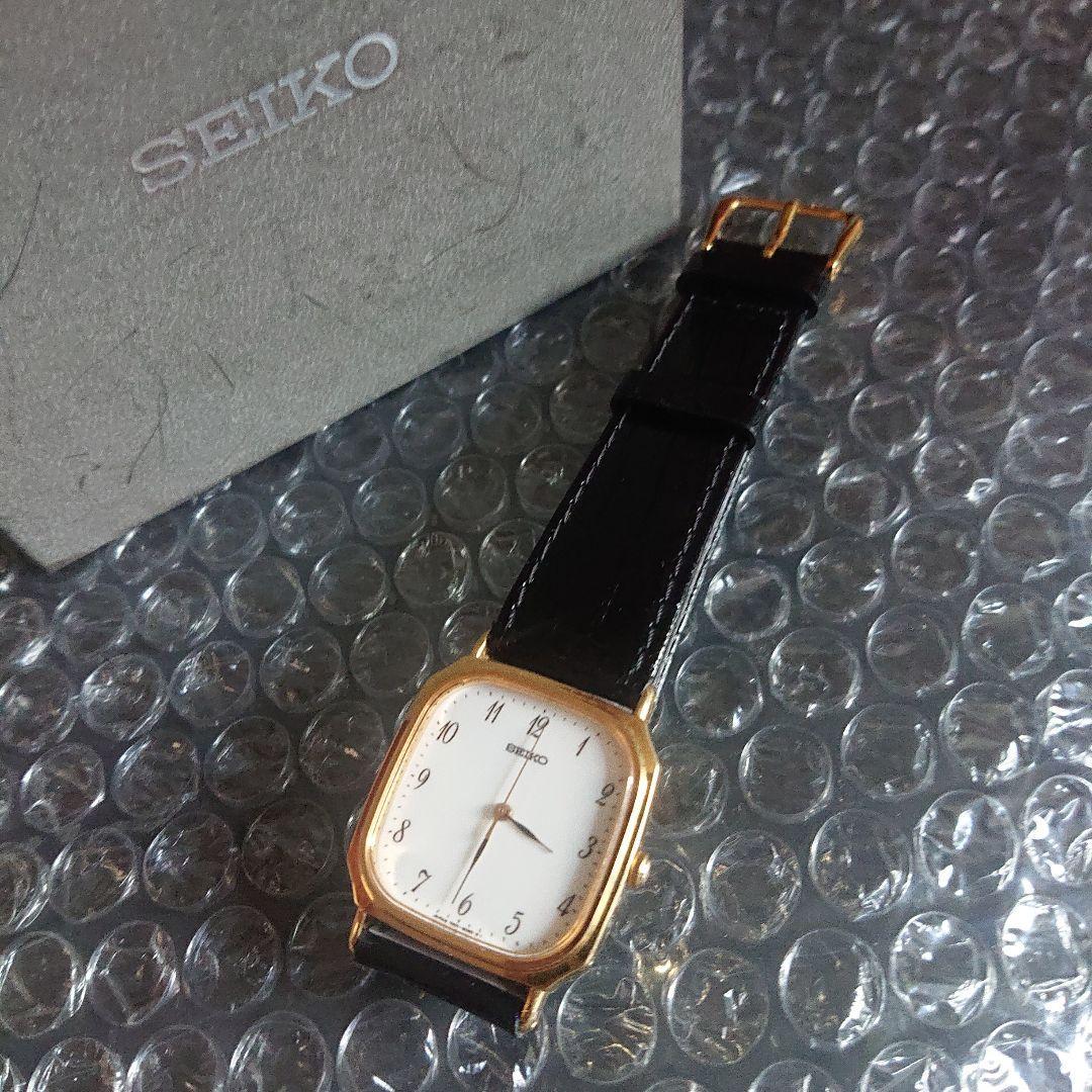 SEIKO 7N01 Quartz Watch Square Good Condition