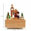 Neuheit Persönlichkeit Holz Spieluhr Heimdekoration Handwerk Karussell Kindergeburtstag Freundin Valentinstag Geschenk 11x15cm