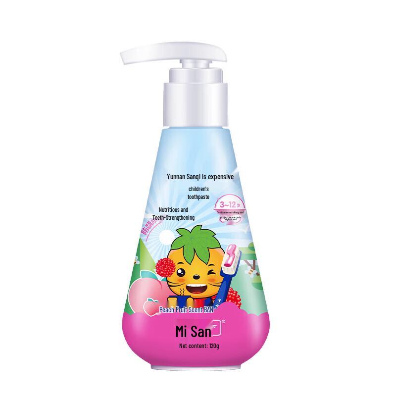 

Children s Fluoride Toothpaste with Xylitol (3-12 Years, Peach)