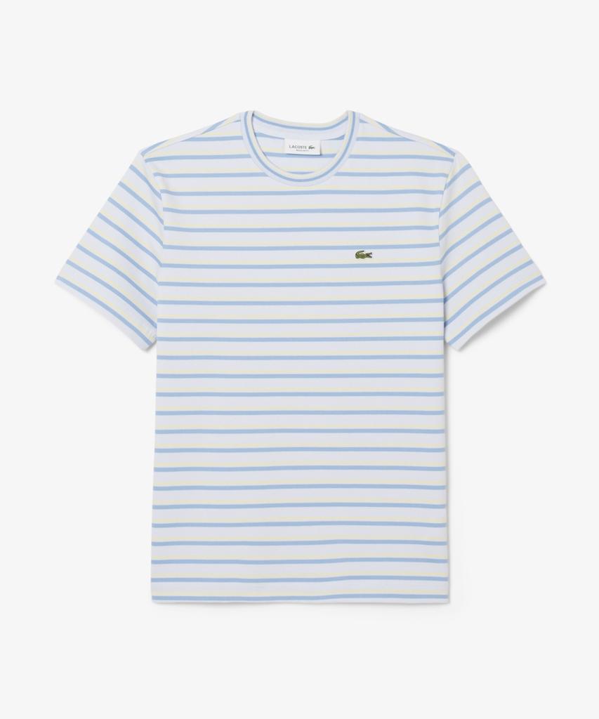 LACOSTE Women'S Multi-Stripe Short Sleeve T-Shirt Tf7574-56G 4Bi