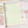 Fashion Portable Kawaii A5 Loose-leaf Notebook PU Leather Polka Dot Cat Photocard Protector Binder Collect Book School Office