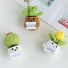 Emotionale Unterstützung Kreativer Kaktus Tanzender Kaktus Häkeln Handgefertigt Gestrickte Puppe Auto Bücherregal Tisch Heimdeko Geschenk