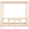 Kids  Bed 70 X 140 Cm Solid Pine Wood