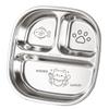 Cartoon Stainless Steel Divided Plate for Kids