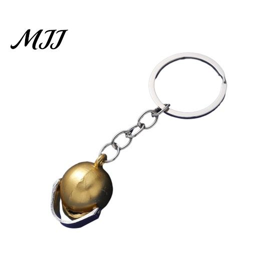 Keychain Accessory Pendant Mini Motorcycle Helmet Key Chain Helmet-Shaped Holder Bag Charm Car золотистый